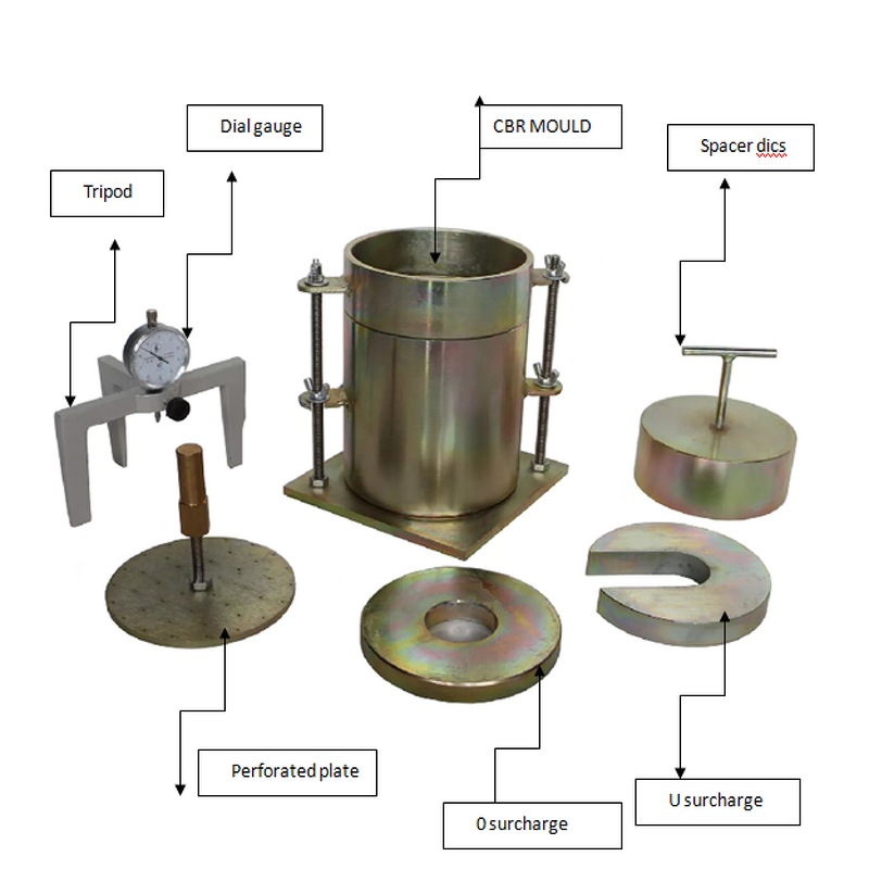 Proctor Compactor Factory - OEM ASTM D1883 Modified CBR Test Mould