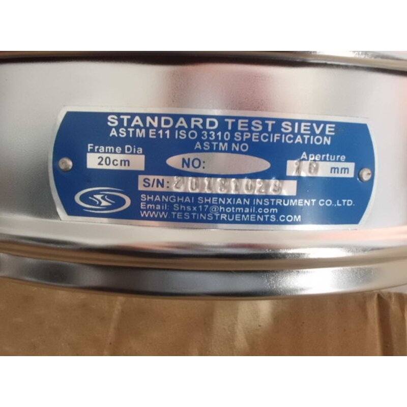 Soil Sieving Shaker Supplier - OEM ISO 3310-1 SS Asphalt Sand