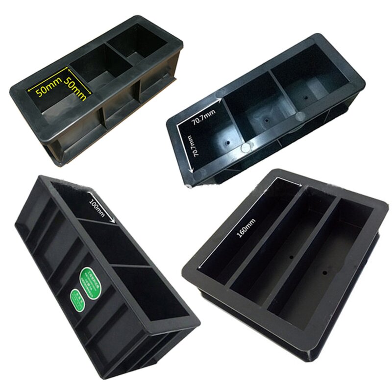 Cube Moulds Manufacturer - OEM 100mm Three Gang Cement Mortar Plastic