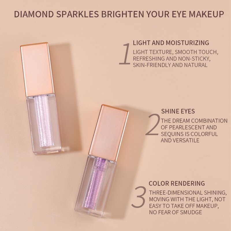 Liquid Eyeshadow Factory - OEM Private Label 12 Colors Metallic