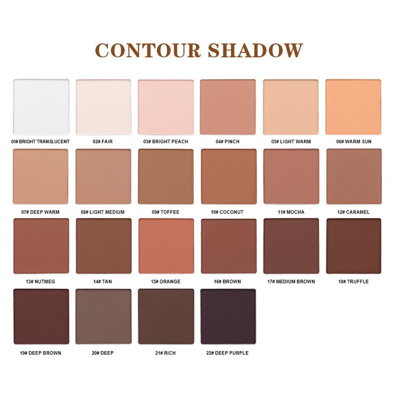 Contour Palette Supplier - OEM Wholesale Face Cosmetics DIY Blush