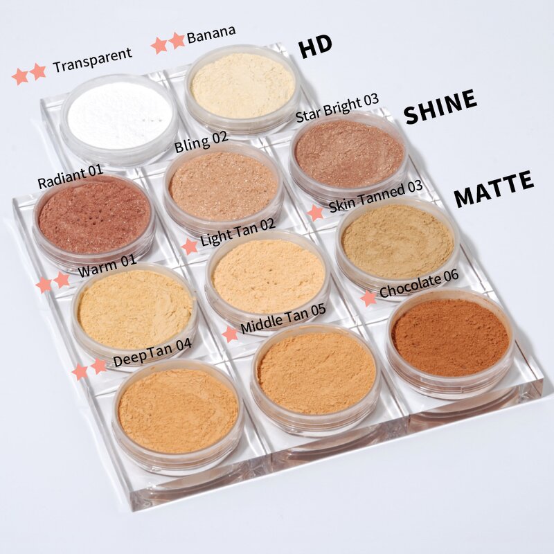 Setting Powder Supplier - OEM Private Label 11 Colors Waterproof