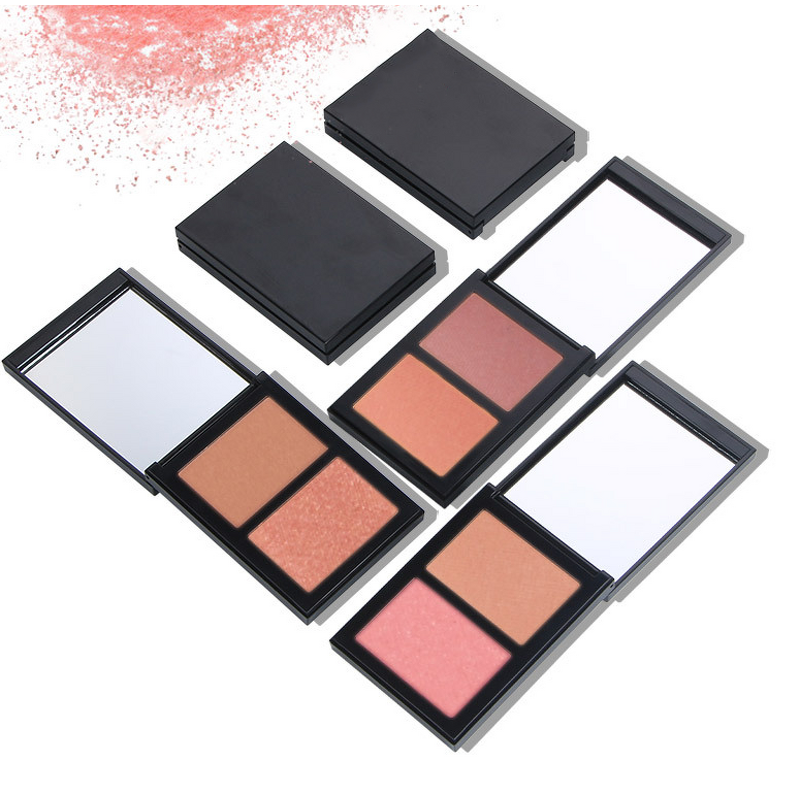 Duo Blush Contour Factory - OEM Hot Face 2 in 1 Highlighter Powder