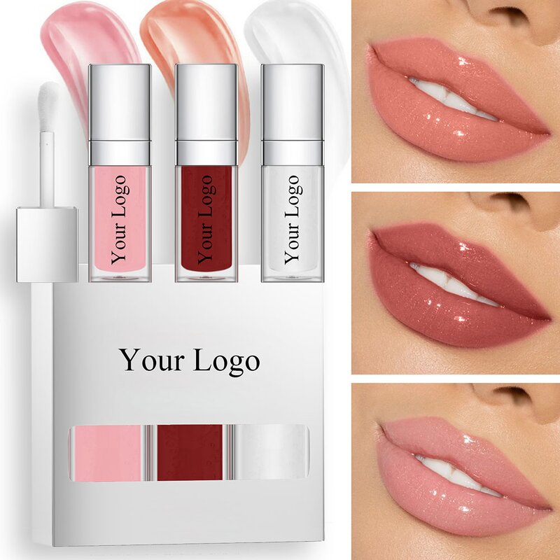 Lip Plumper Set Manufacturer - OEM 3 in 1 Custom Plumping Gloss