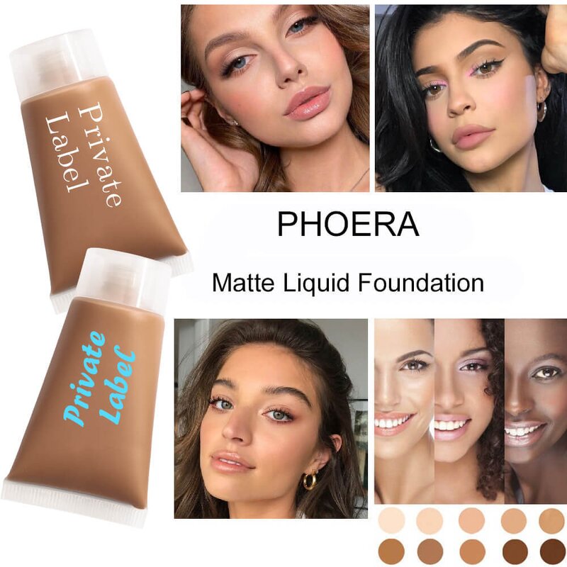 Liquid Foundation Manufacturer - OEM Full Coverage Matte Finish Fit