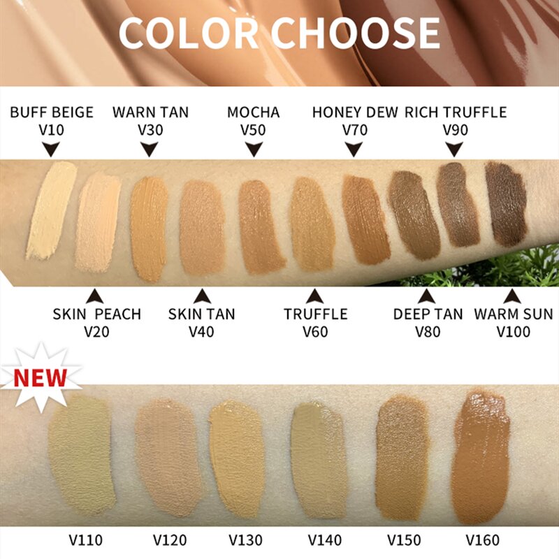 HD Concealer Supplier - OEM 16 Colors Private Label Liquid Cream