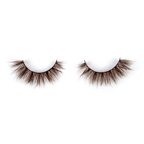 Mink Eyelash Manufacturer - OEM 3D Colored Dark Brown Strips