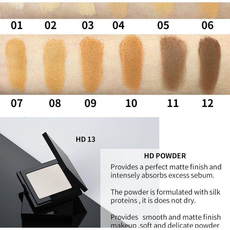 Pressed Powder Manufacturer - OEM Private Label 13 Colors Long Wearing