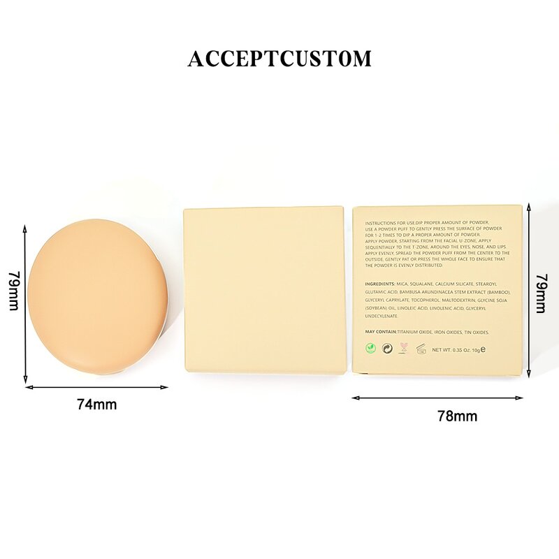 Bronzer Compact Factory - OEM Professional Vegan Matte Contour Cosmetics