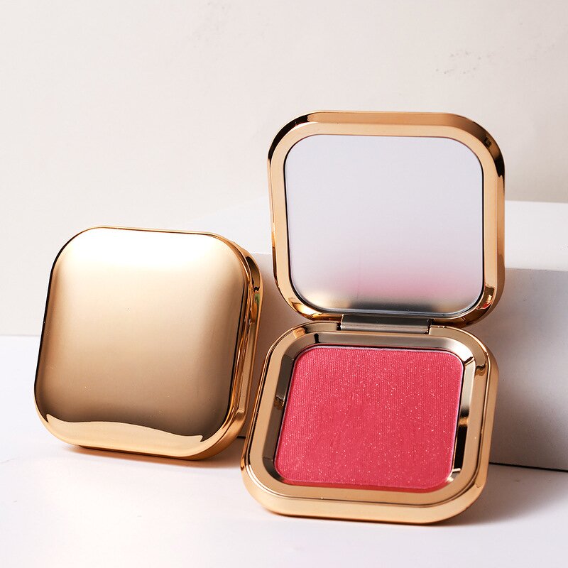 Blush Compact Supplier - OEM Hot Selling Luxury Gold Long Wear