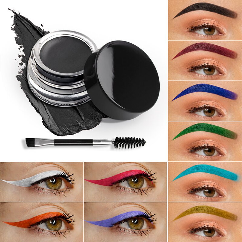 Eyebrow Gel Factory - OEM Private Label 15 Colors Oil Free Waterproof