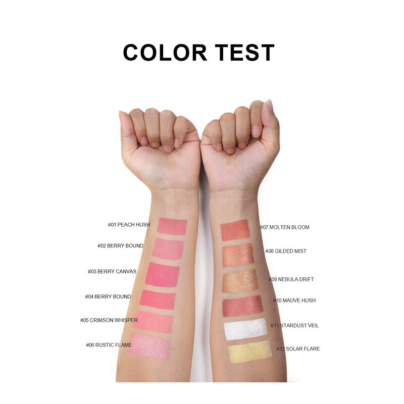 Baked Blush Palette Manufacturer - OEM Private Label for Face Brightening