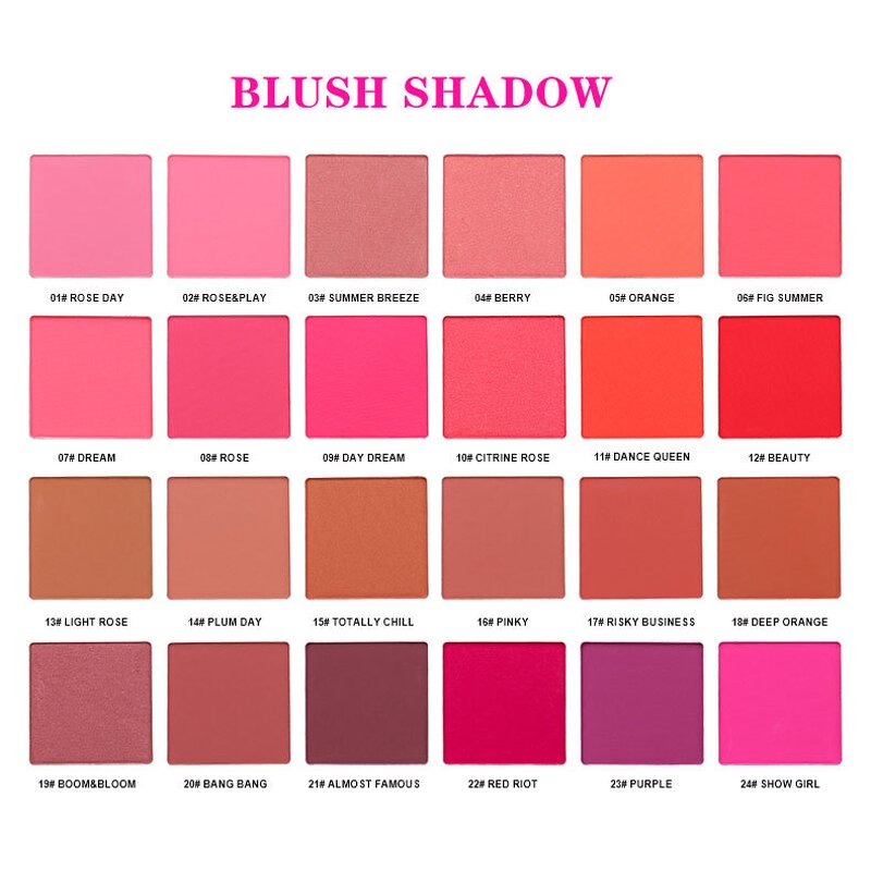 Contour Palette Supplier - OEM Wholesale Face Cosmetics DIY Blush