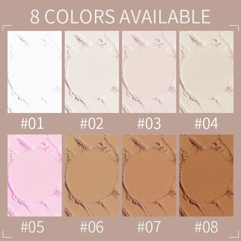 Setting Powder Supplier - OEM Vegan Silky Matte Finish 8 Colors