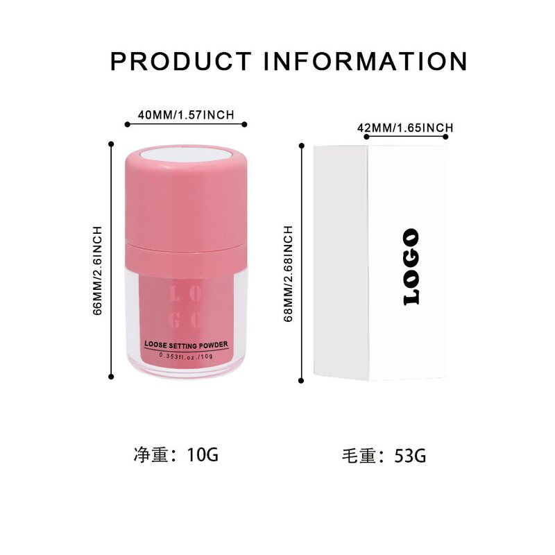 Translucent Powder Supplier - OEM New Loose Setting Oil Control Pore