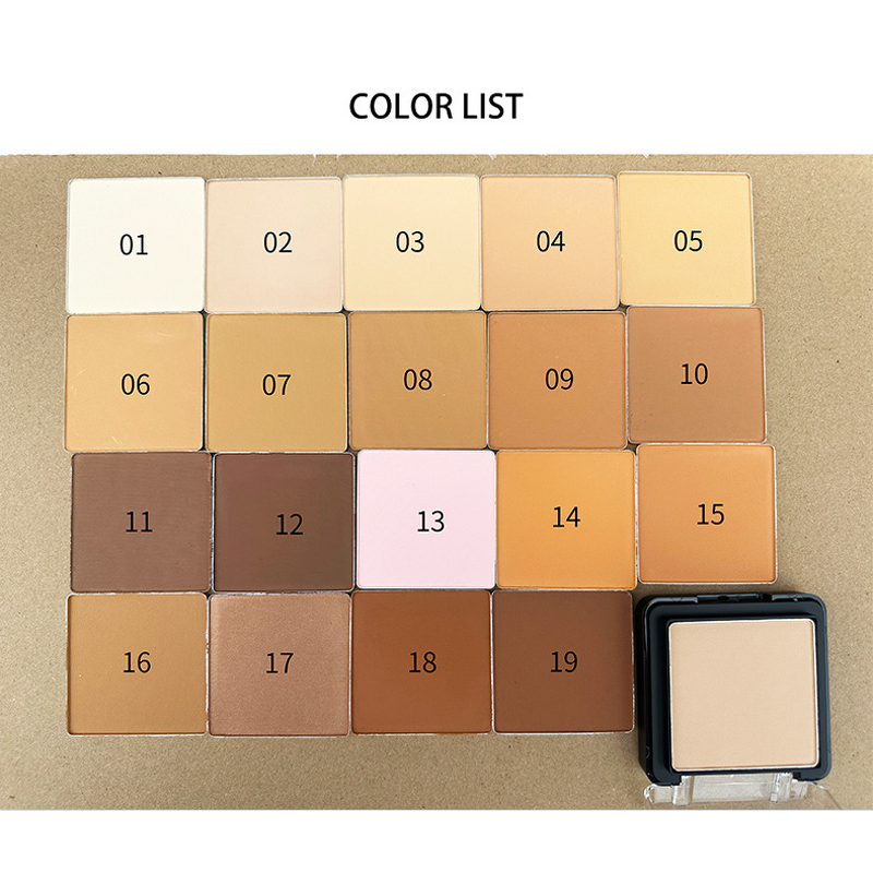 Pressed Powder Manufacturer - OEM High Quantity 19 Colors Matte Compact