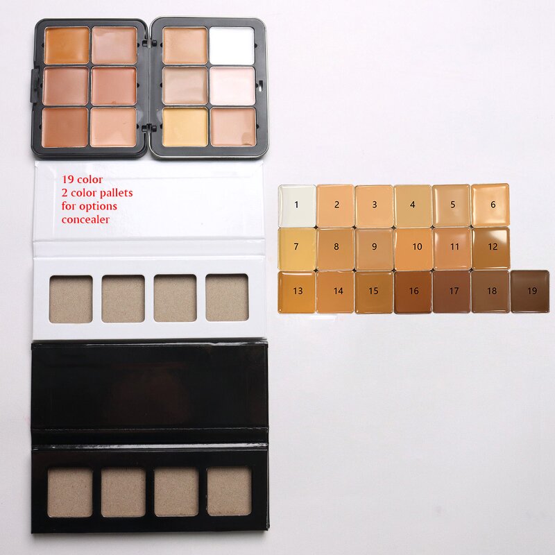 Cream Concealer Palette Factory - OEM Custom Full Coverage 4 Colors