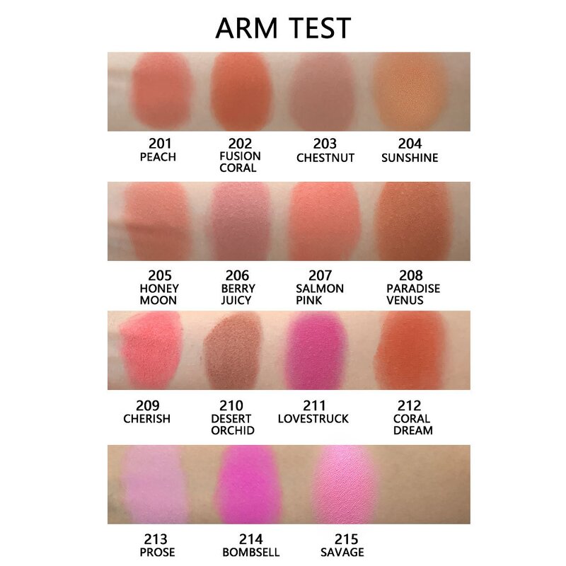 Powder Cheek Blush Manufacturer - OEM Customized logo Cosmetics Vegan