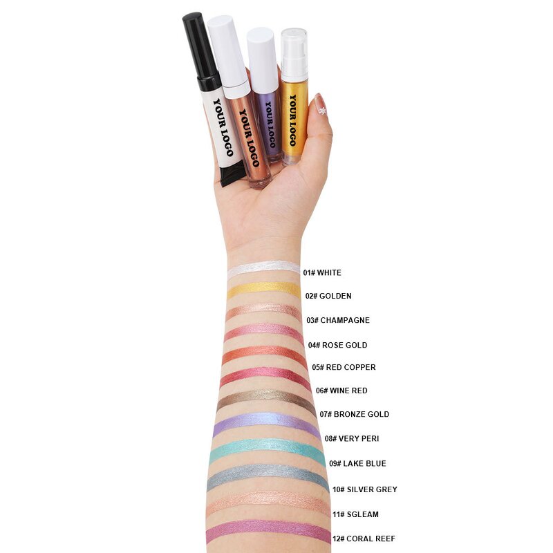 Liquid Cream Highlighter Factory - OEM High Quality Body Shimmer 12