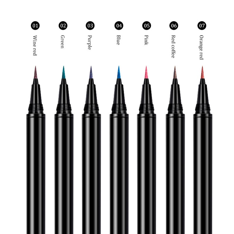 Liquid Glitter Eyeliner Factory - OEM Wholesale Waterproof Colorful 7