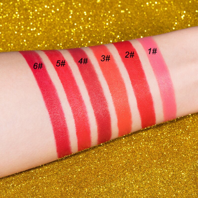 Velvet Lipstick Manufacturer - OEM Private Label 6 Colors Waterproof