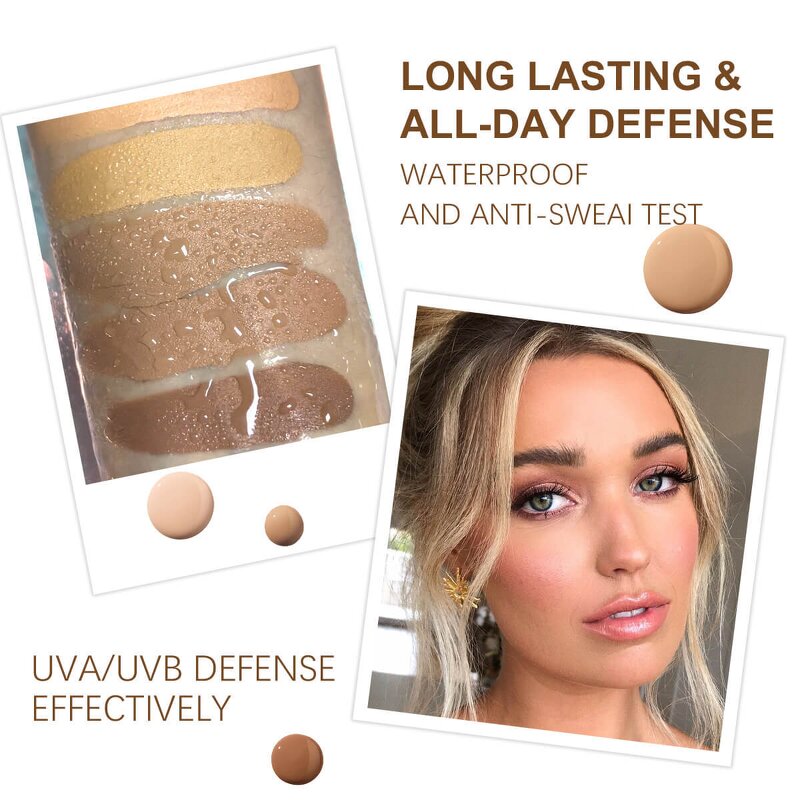 Liquid Foundation Manufacturer - OEM Full Coverage Matte Finish Fit