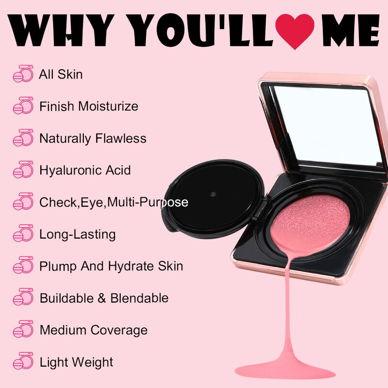 Air Cushion Blusher Factory - OEM New Trending Sweet Translucent