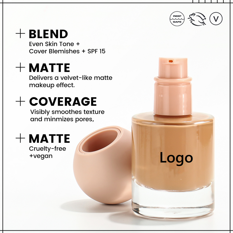 Cream Foundation Supplier - OEM High Coverage Vegan Matte Waterproof
