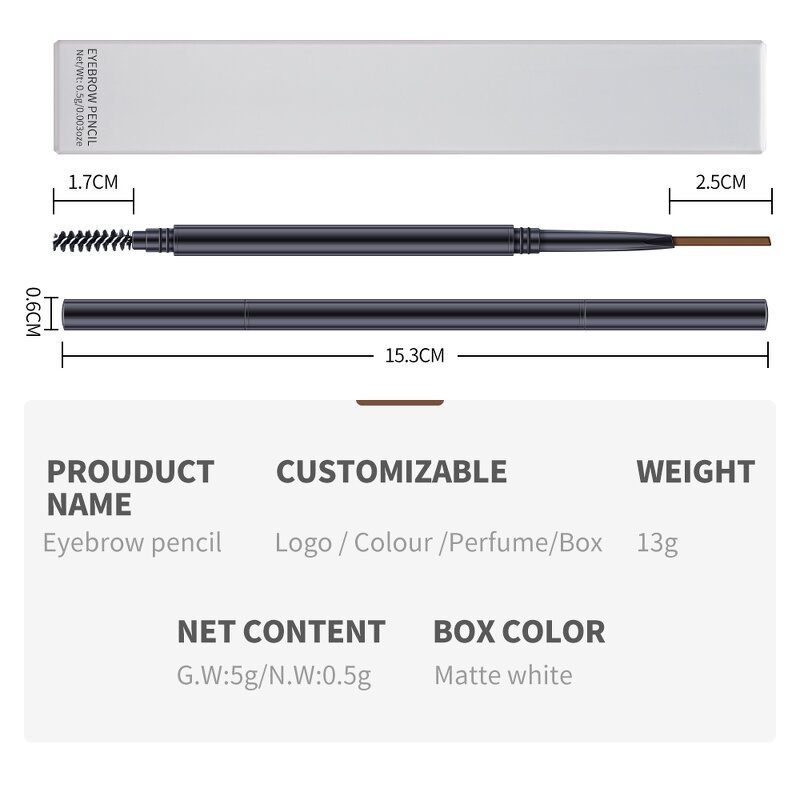 Eyebrow Pencil Manufacturer - OEM Wholesale Long Lasting Vegan Thin