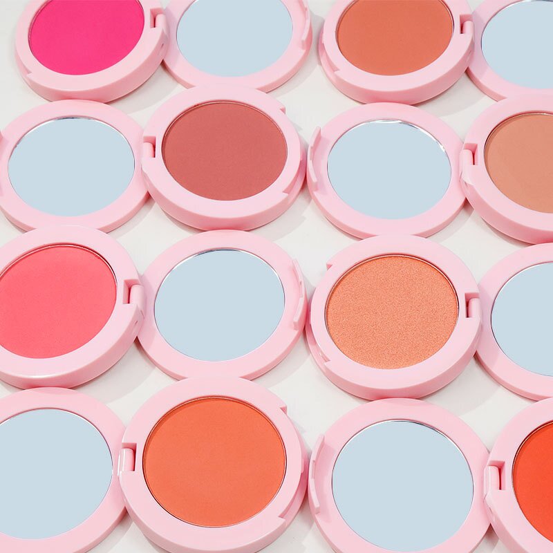 Liquid Blusher Factory - OEM Silky Makeup Pressed Powder 12 Colors