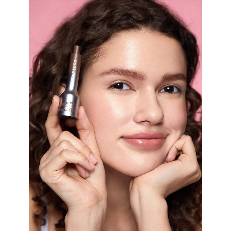 Eyebrow Pencil Manufacturer - OEM New Press-on Large Brush Waterproof