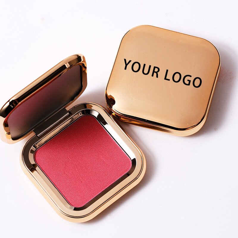 Blush Compact Supplier - OEM Hot Selling Luxury Gold Long Wear