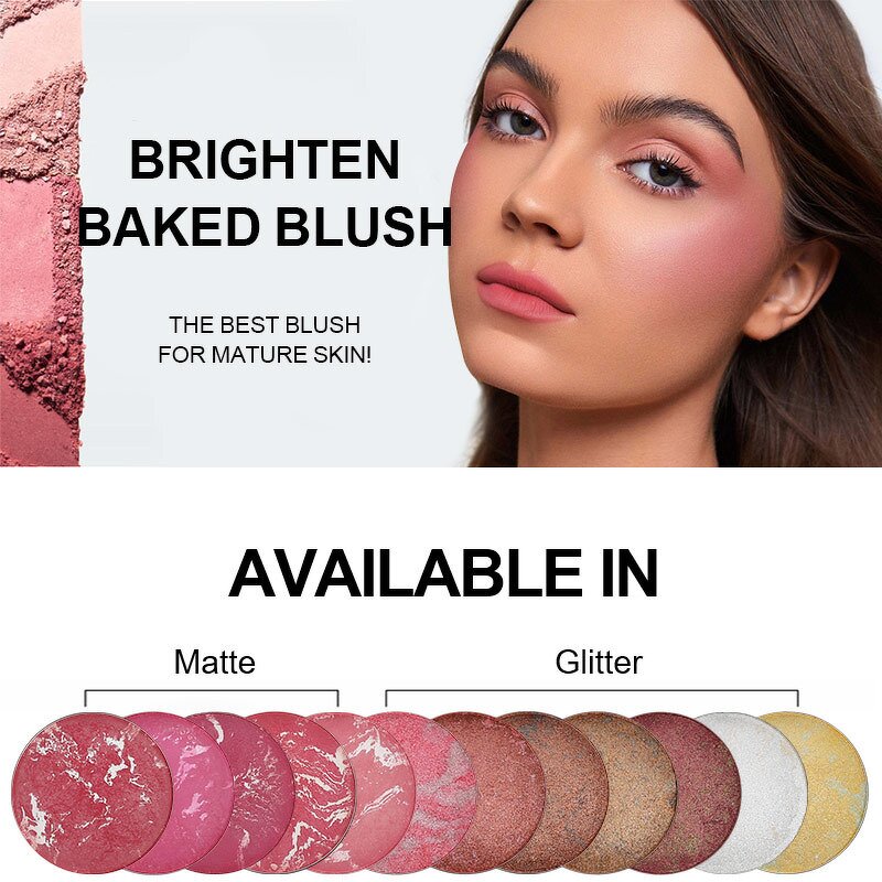 Baked Glitter Blush Supplier - OEM Custom Logo Sweet for Face Contouring