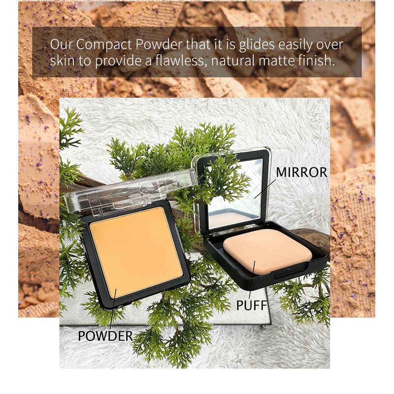 Pressed Powder Manufacturer - OEM High Quantity 19 Colors Matte Compact