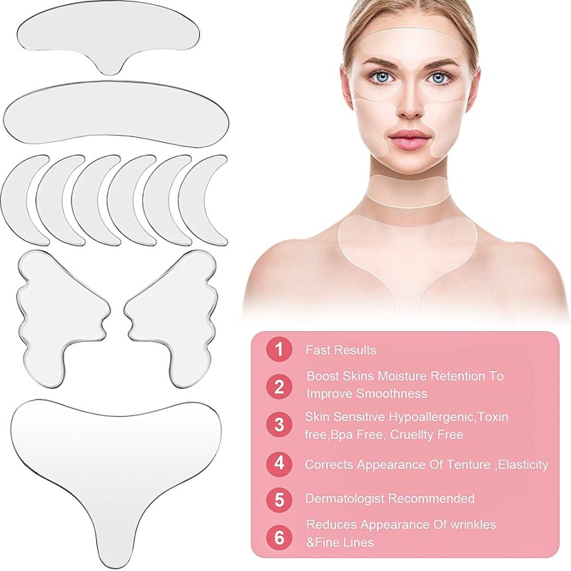 Medical Silicone Patches Supplier - Bulk Anti Wrinkle Eye Forehead Face Pad Medical Grade