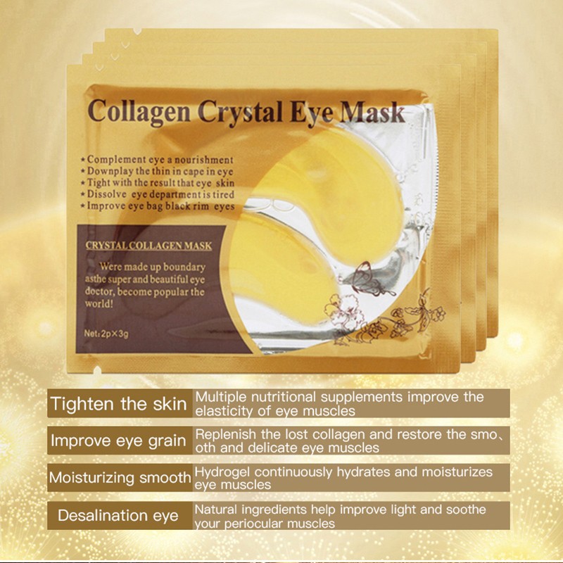 Collagen Eye Mask Factory - Bulk Collagen Eye Mask Crystal Eyelid Patch Anti Wrinkle