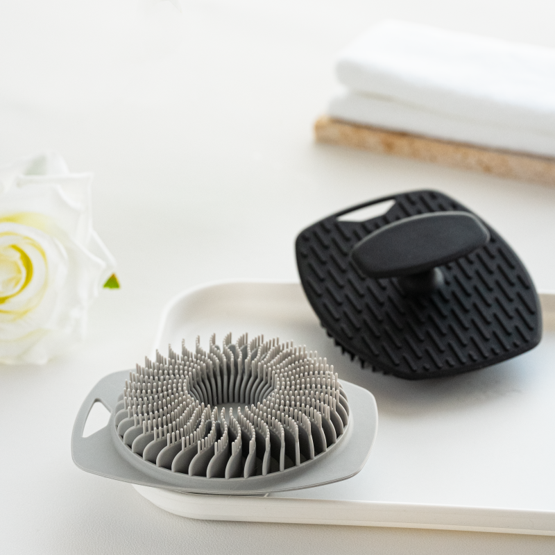 Silicone Bath Brush Factory - OEM Reusable Silicone Bath Brush Back Exfoliating Cleansing