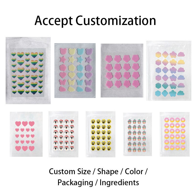 Acne Removal Patch Factory - Bulk Pink Heart Acne Removal Patch Cleansing Closed Comedones