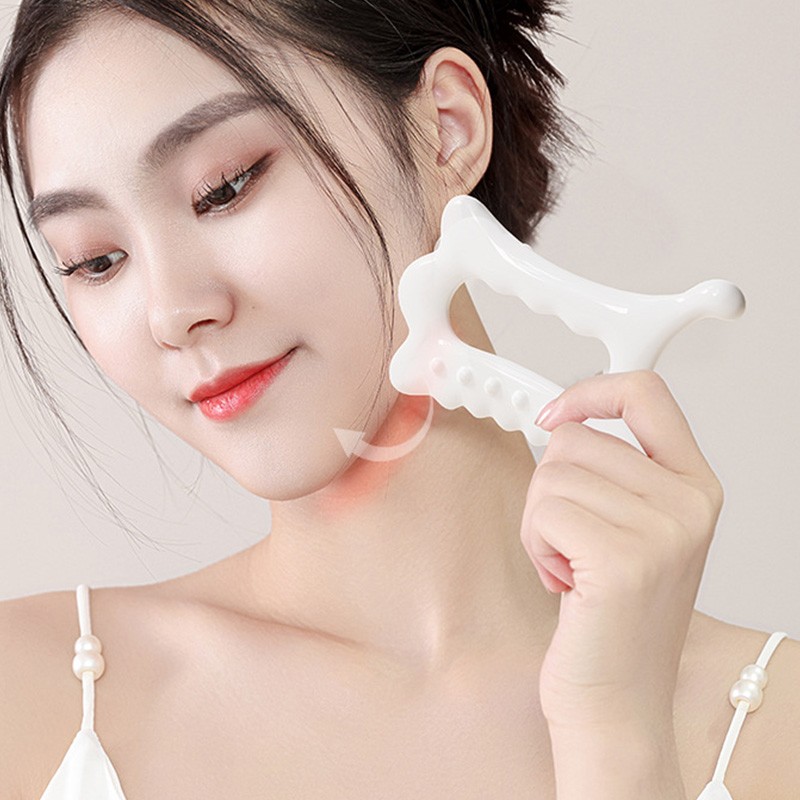 Ceramic Massager Manufacturer - Bulk Hot Sale New Style White Color Facial Relaxation