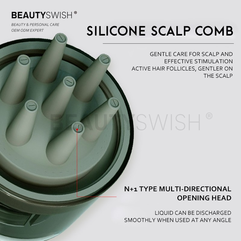 Vibrating Head Massager Manufacturer - OEM New Cordless Electric Scalp Massager Brush Comb