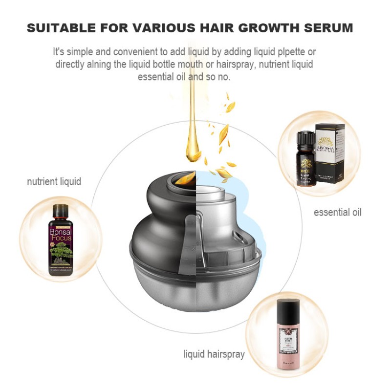 Hair Growth Comb Factory - OEM Hair Loss Products Hair Growth Oil Scalp Brush Red Light