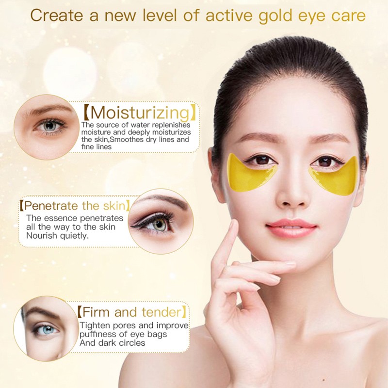 Gold Eye Patch Supplier - OEM Wholesale Private Label Gold Crystal Collagen Anti-wrinkle
