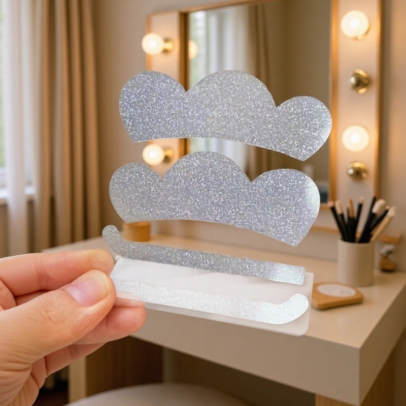 Eyelash Gel Pads Supplier - OEM Custom Logo Silicone Glue Eyelash Gel Pads Patches Under