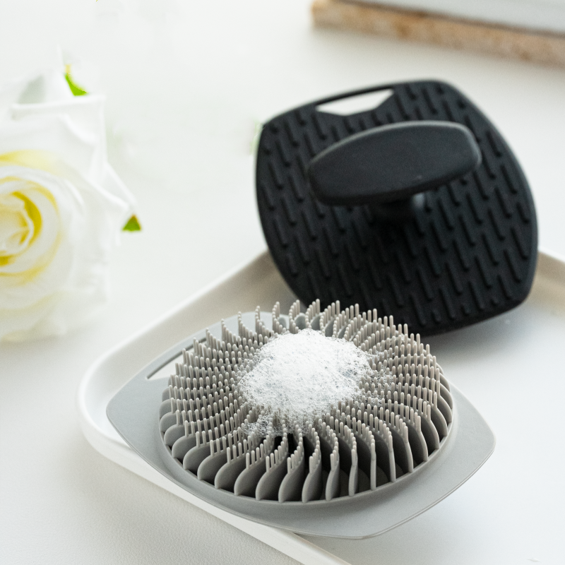 Silicone Bath Brush Factory - OEM Reusable Silicone Bath Brush Back Exfoliating Cleansing