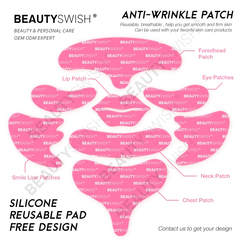 Facial Pad Manufacturer - OEM Wrinkles Silicone Facial Pad Washable Neck Wrinkle Patches