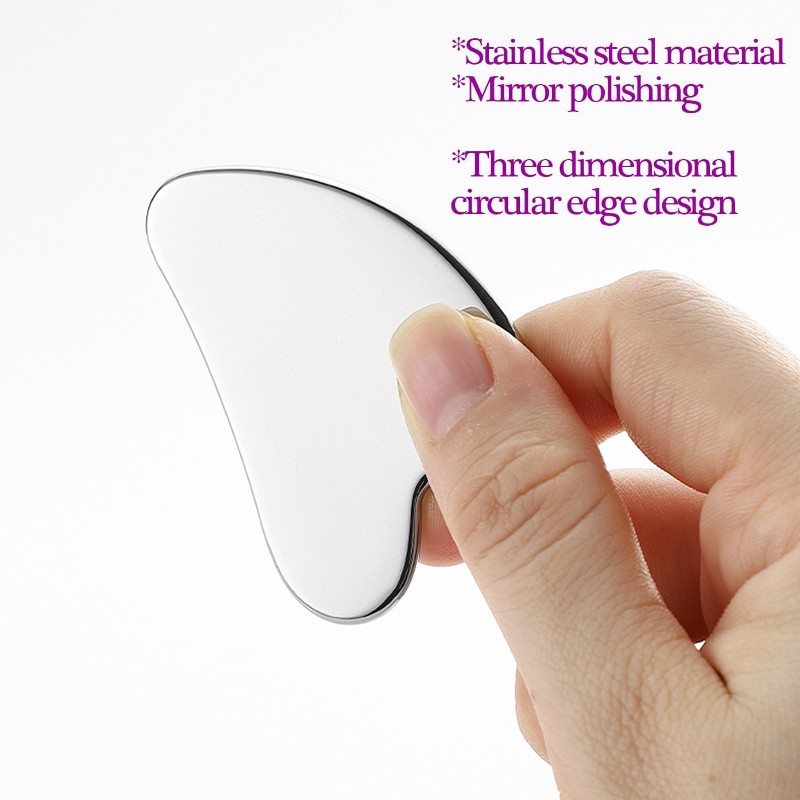 Guasha Tool Manufacturer - Bulk Wholesale Hand Held Stainless Steel Metal Guasha Facial