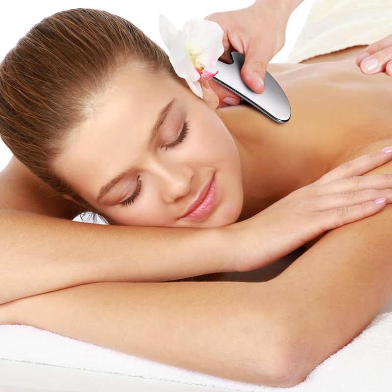 Guasha Tool Manufacturer - Bulk Wholesale Hand Held Stainless Steel Metal Guasha Facial