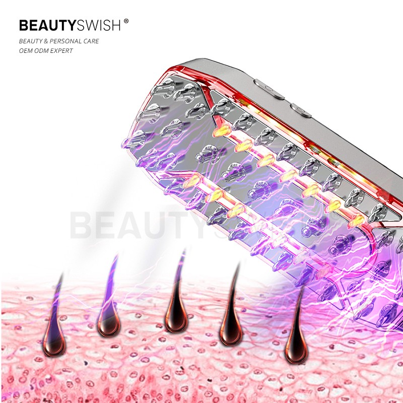 Scalp Massage Brush Supplier - OEM 2024 New Electric Head Massager Comb Scalp Massage