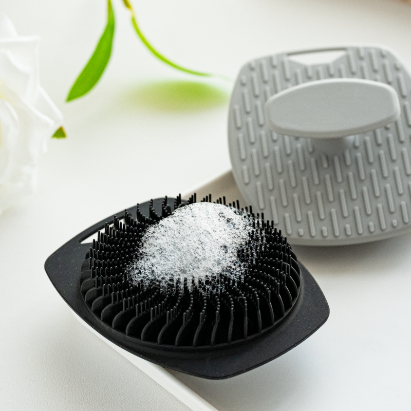 Silicone Bath Brush Factory - OEM Reusable Silicone Bath Brush Back Exfoliating Cleansing