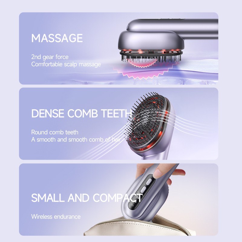 Electric Scalp Massager Factory - OEM Waterproof Electric Massager Comb Anti Hair Loss